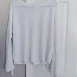 Light weight white sweater